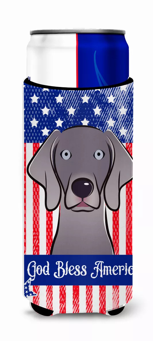 American Flag and Dog Ultra Hugger for slim cans - S000213B001695P061933V000