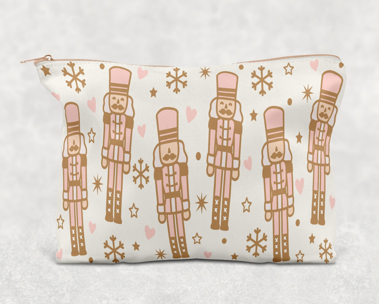 Nut Crackers  Printed Canvas Zipper Bag