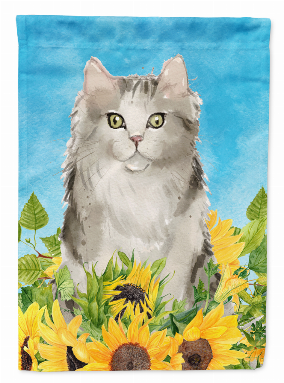 Ragamuffin in Sunflowers Flag Canvas House Size