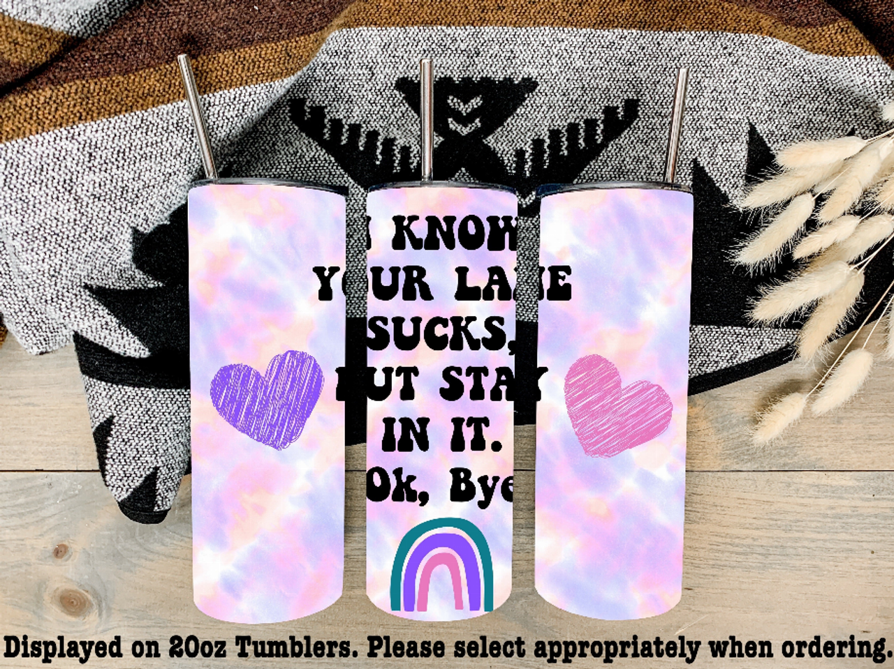 Stay In It Steel Tumbler