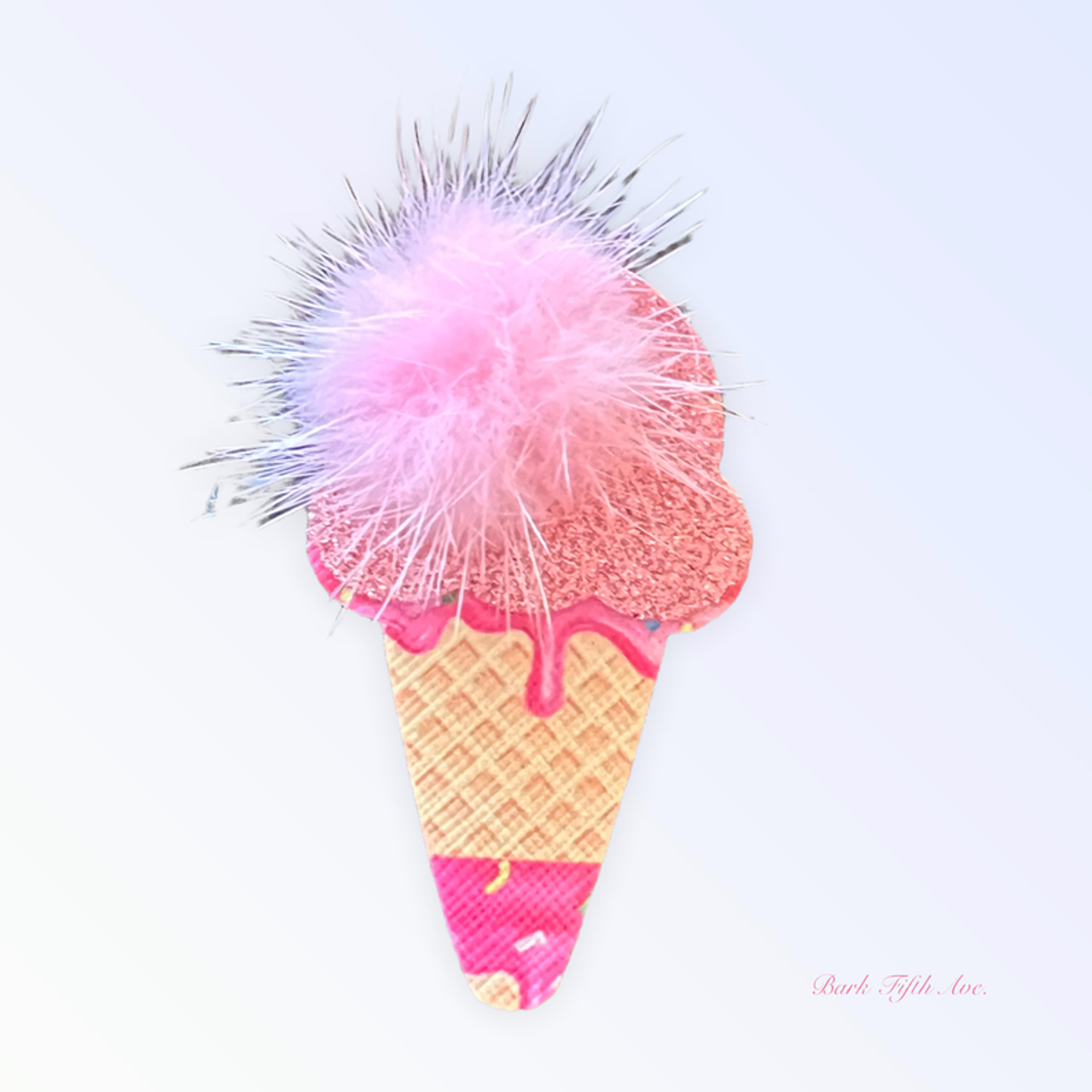 Yummy Ice Cream Drip Cone Hair Clip - BarkFifthAve4312