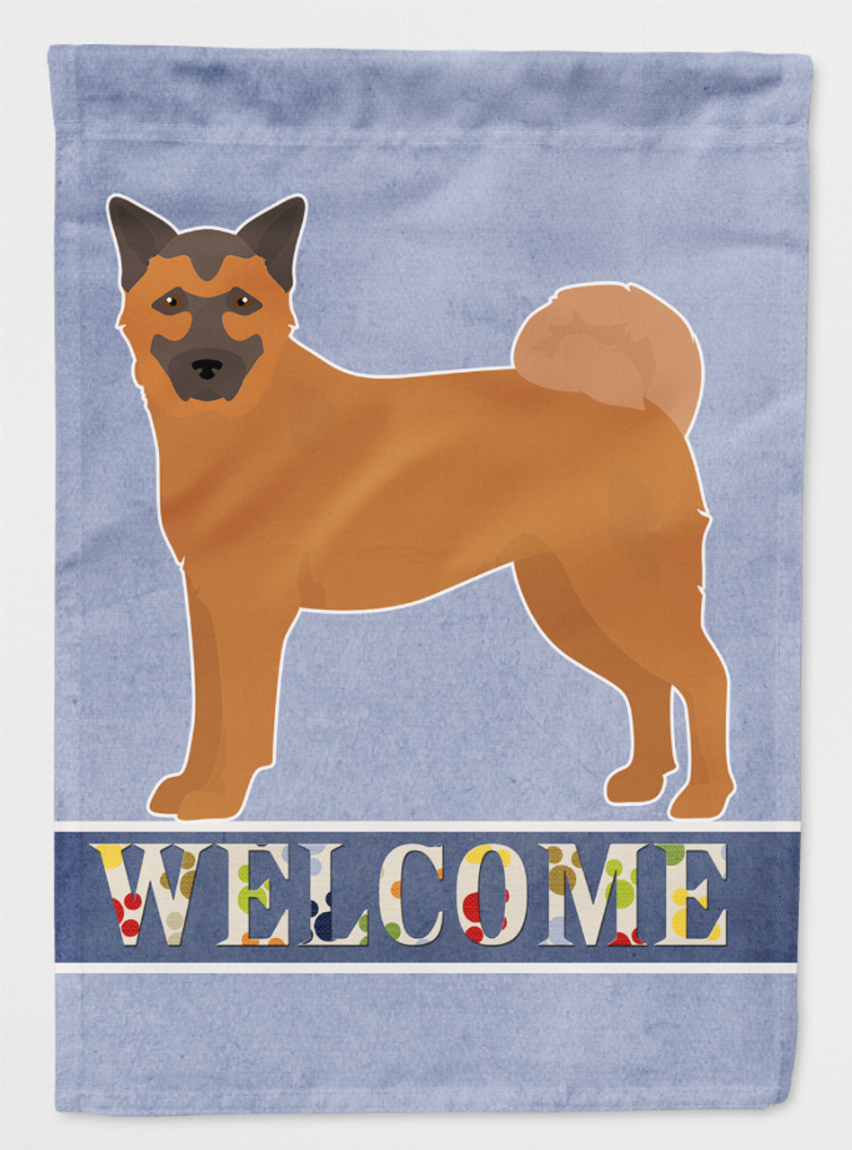 Chow Shepherd Welcome Flag Canvas House Size