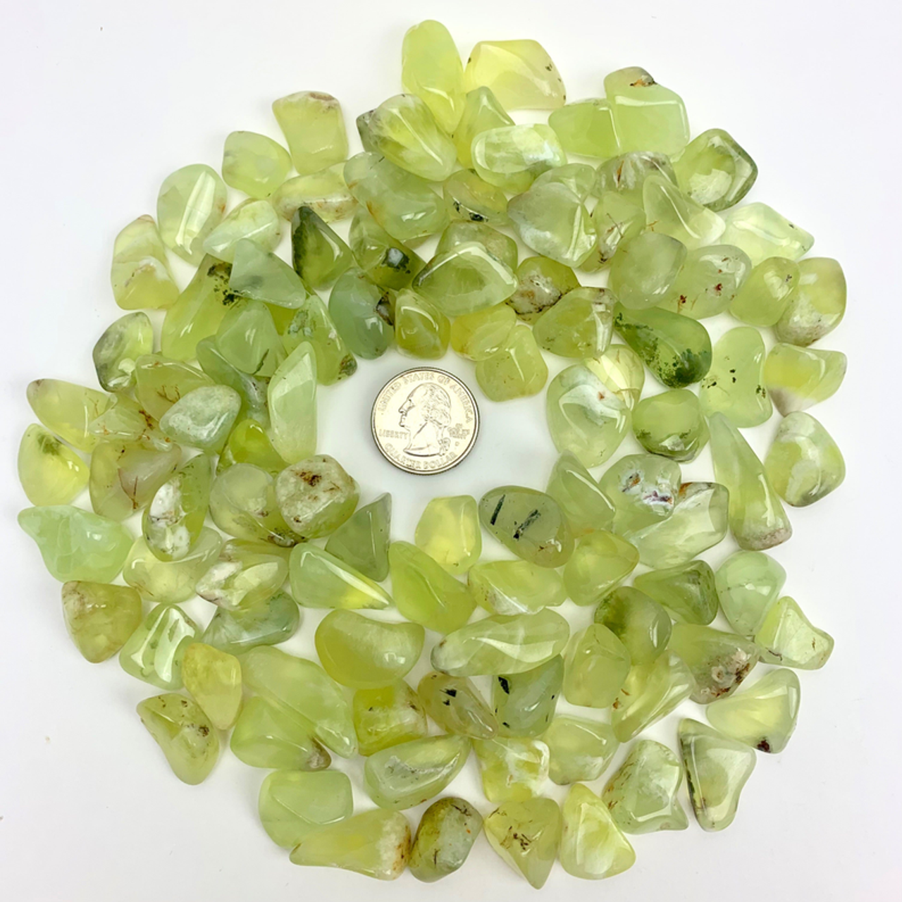 *Prehnite | Tumbled | Australia | 1/2 lb