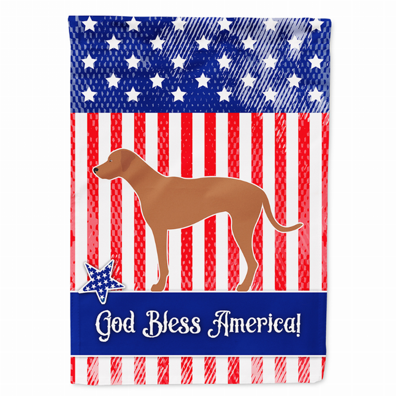 American Flag/Dog Breed TThemed Canvas - BB8358CHF