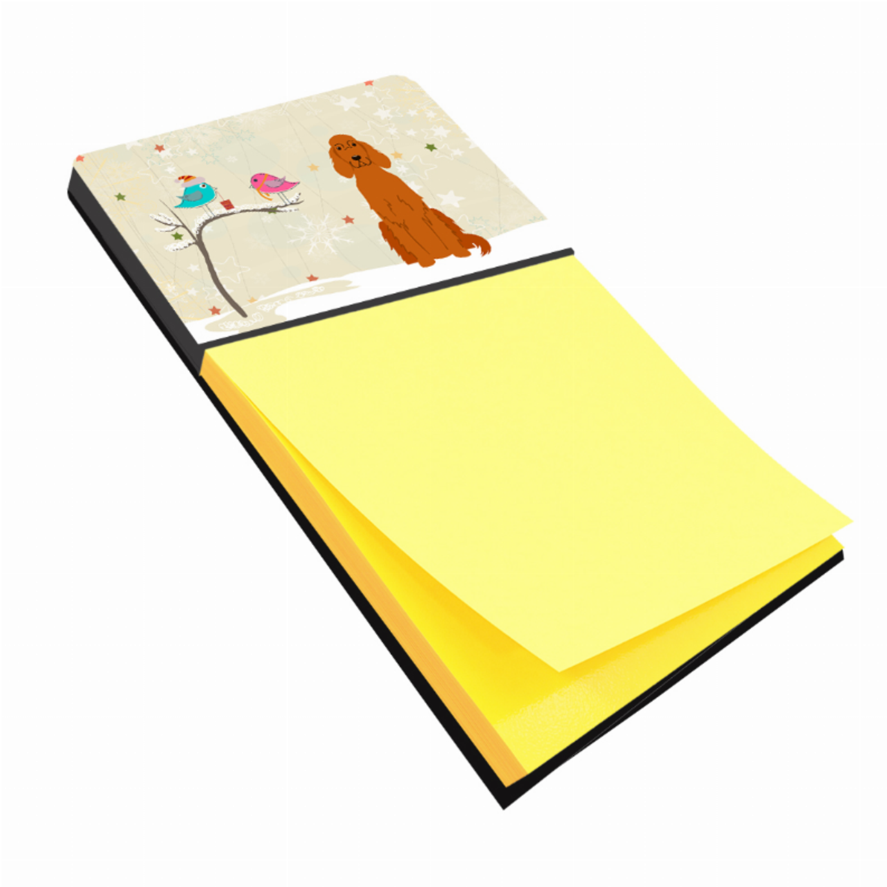 Seasonal Holiday Dog Art Sticky Note Holder - BB2536SN