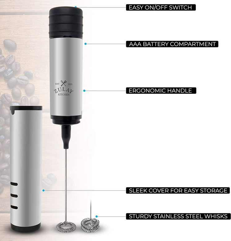 Travel Milk Frother with Protective Cover