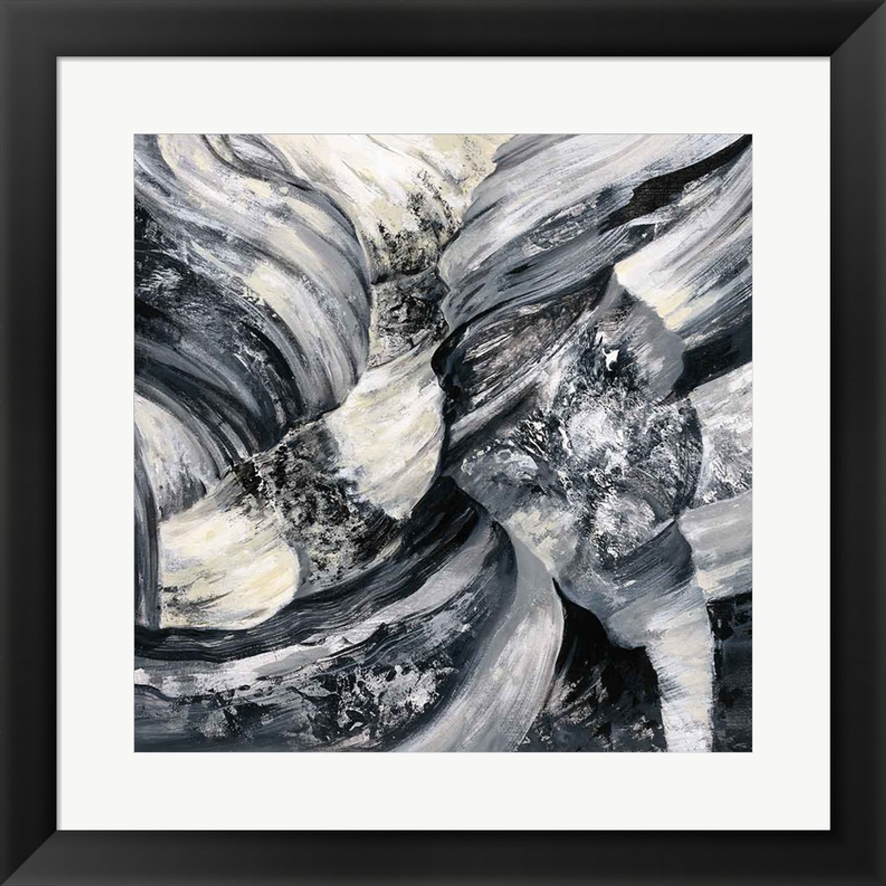 Graphic Canyon I by Silvia Vassileva, Framed Art