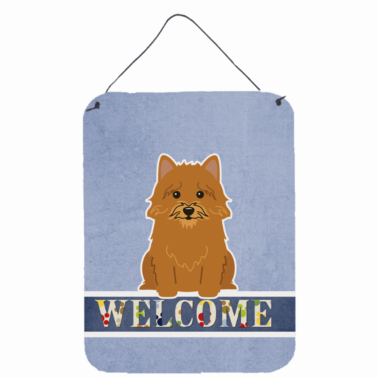 Welcome Sign with Dog Wall or Door Hanging Prints - BB5601DS1216
