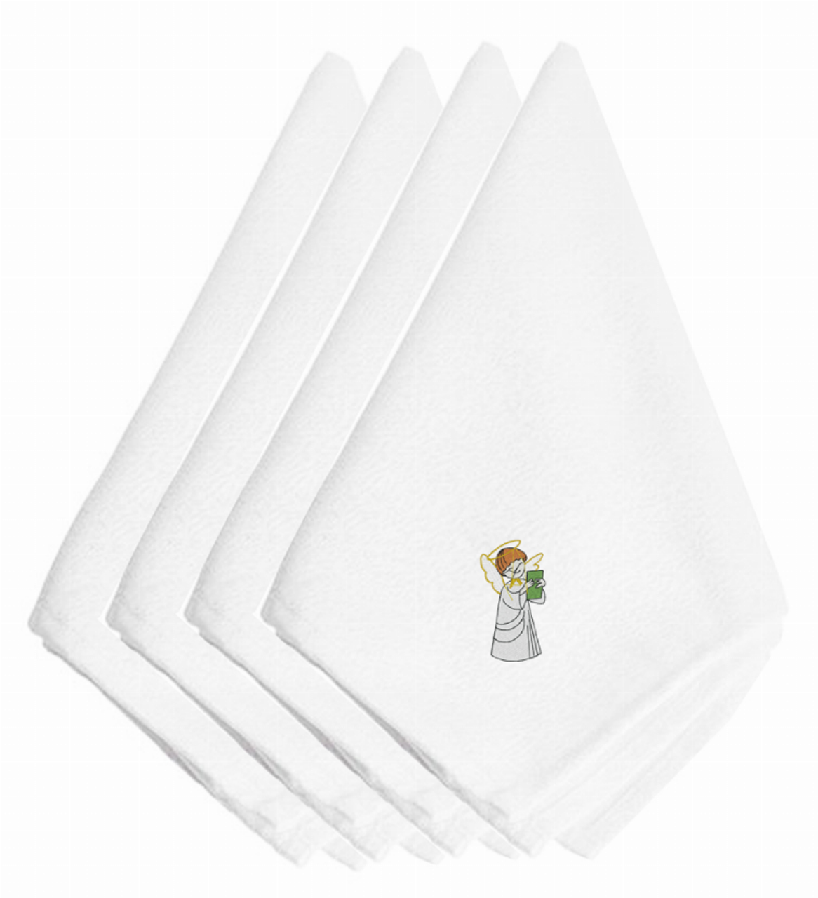 Christmas Themed Embroidered Napkins - EMBT2071NPKE