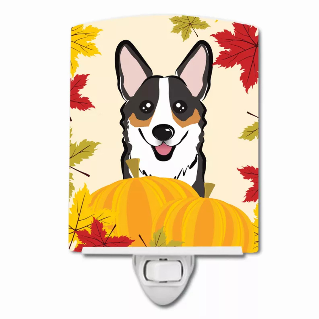 Thanksgiving Design with Dog Ceramic Night Light - S000213B001695P099392V000