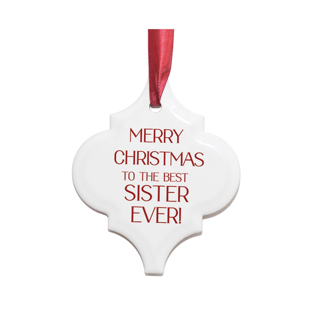 Ornament Merry Christmas Best Sister