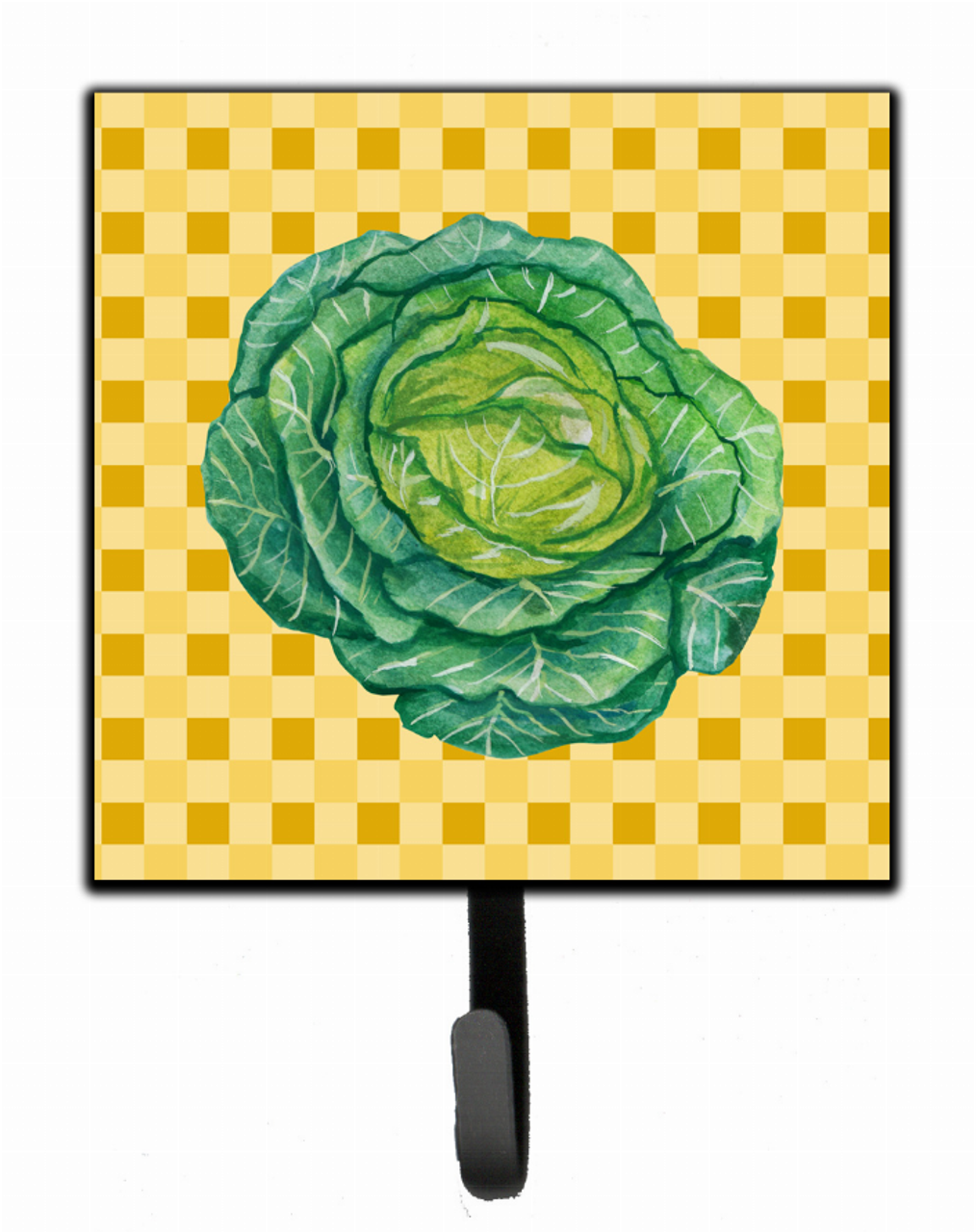 Cabbage on Basketweave Basketweave / Food Themed Leash or Key Holder