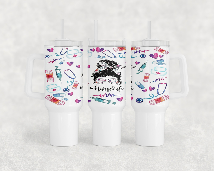 Nurse Life 40oz Tumbler