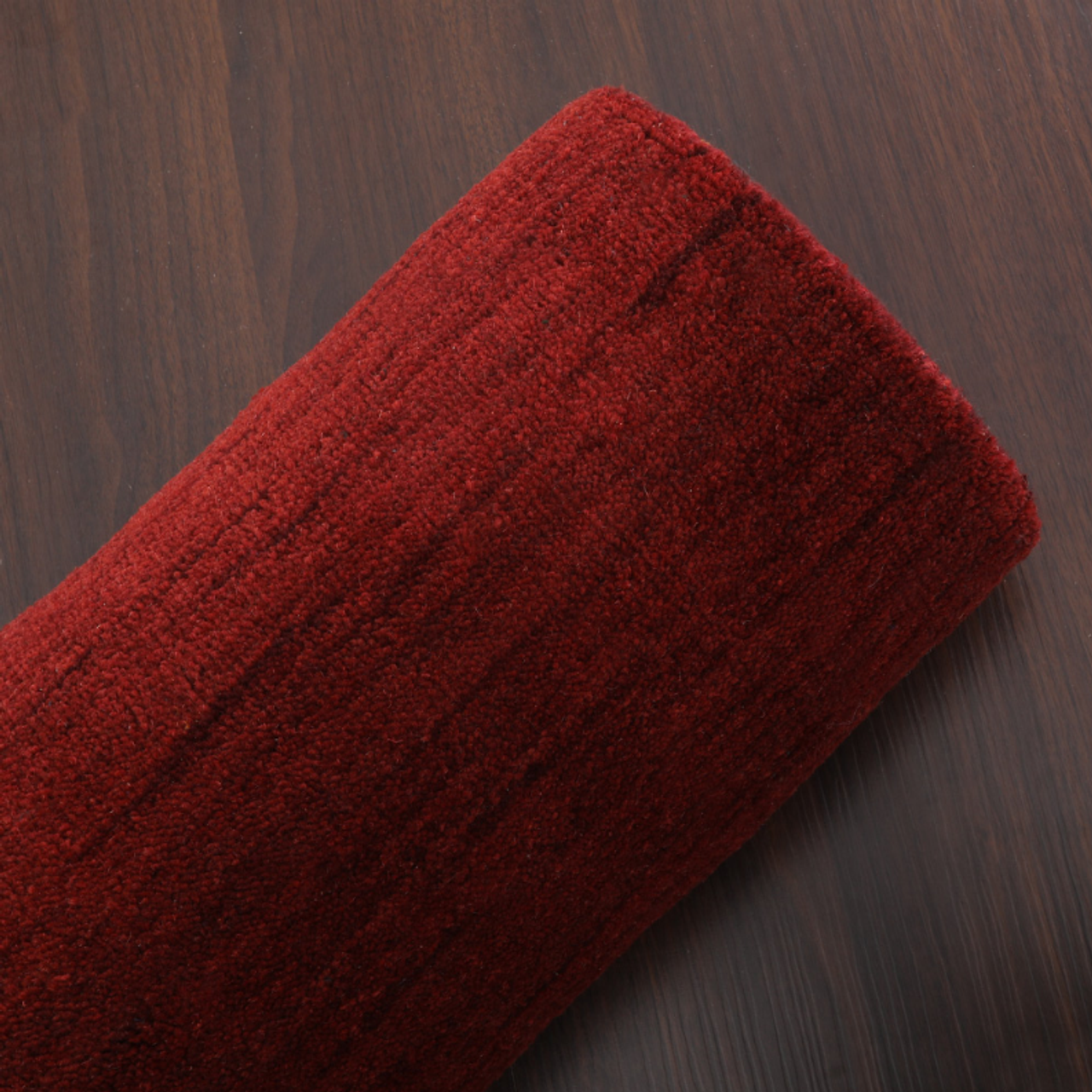 Rugsotic Carpets Hand Knotted Loom Wool Runner Area Rug Solid - S001733B002199P000061V027
