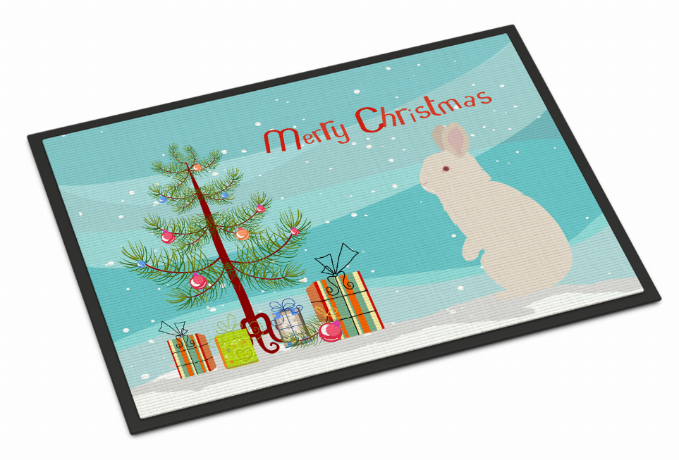 Rabbit Art Christmas Indoor or Outdoor Mat - BB9332JMAT