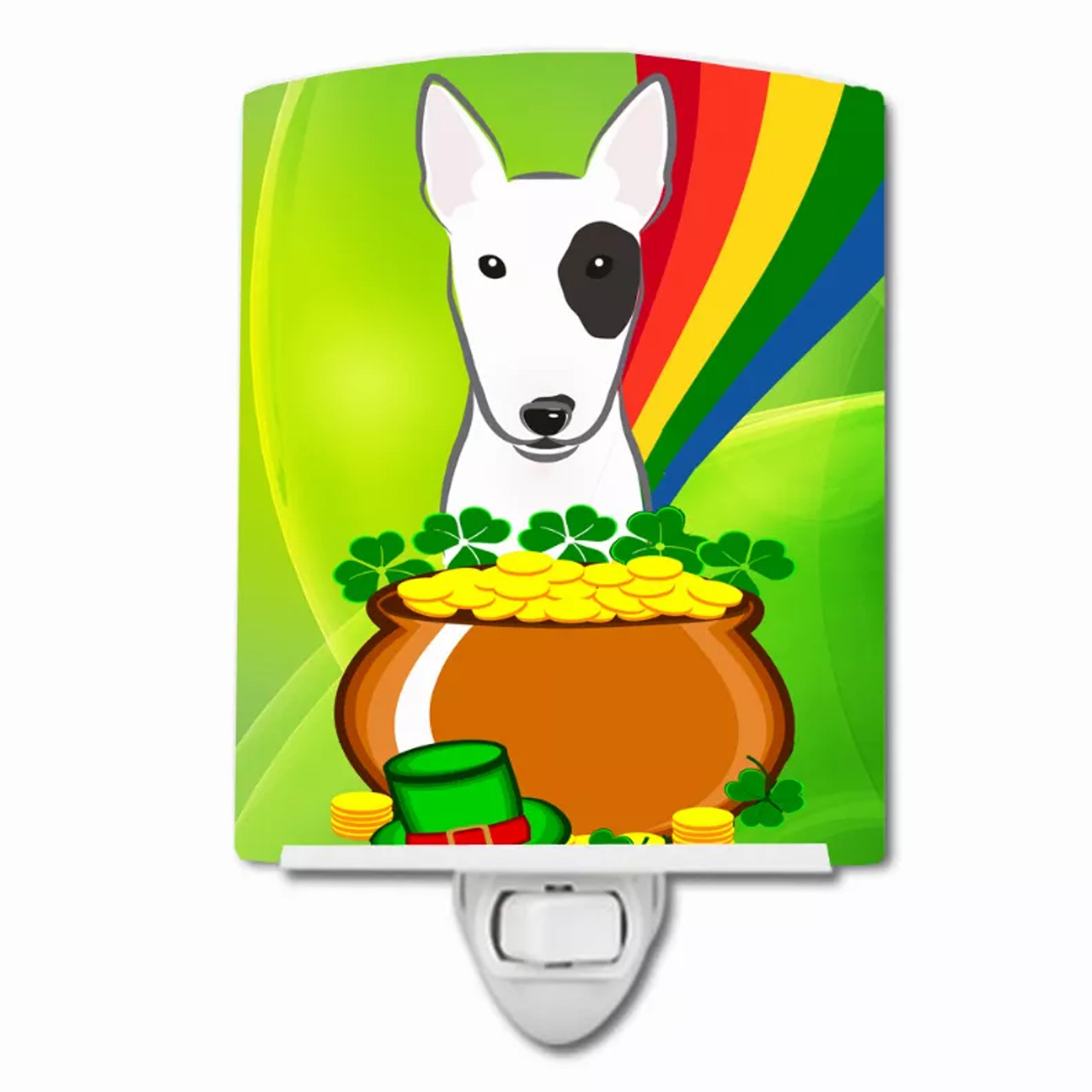St. Patrick's Day Design with Dog Ceramic Night Light - S000213B001695P099284V000