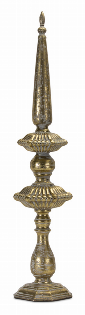 Finial 30.5"H Metal