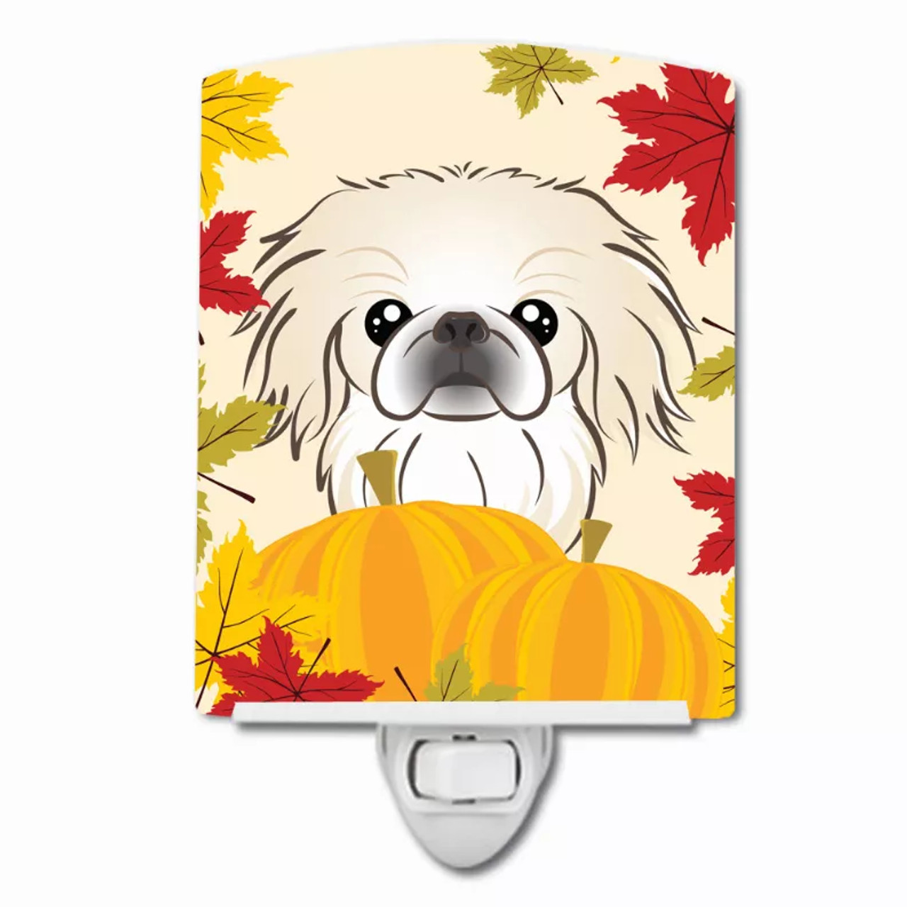 Thanksgiving Design with Dog Ceramic Night Light - S000213B001695P099358V000