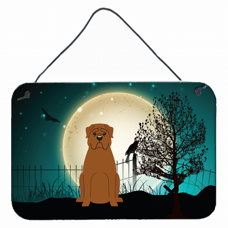 Halloween Scary Design with Dog Wall or Door Hanging Prints - S000213B001695P070162V000
