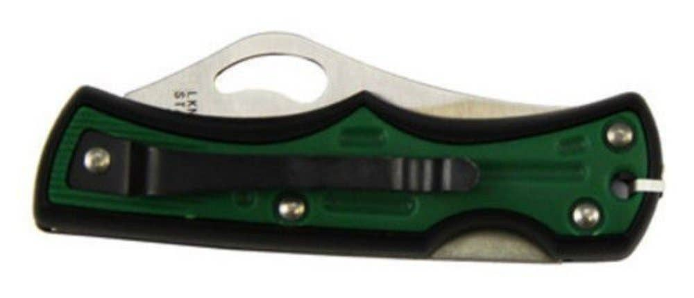 Lansky Lockback Folding Pocket Knife Green 2 inch Blade