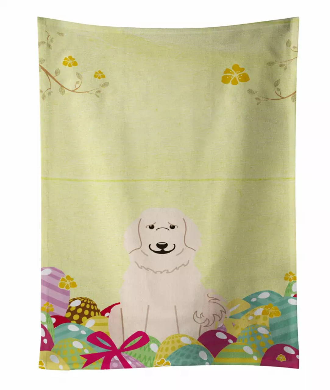 Easter Eggs Design with Dog Kitchen Towel - S000213B001695P084287V000
