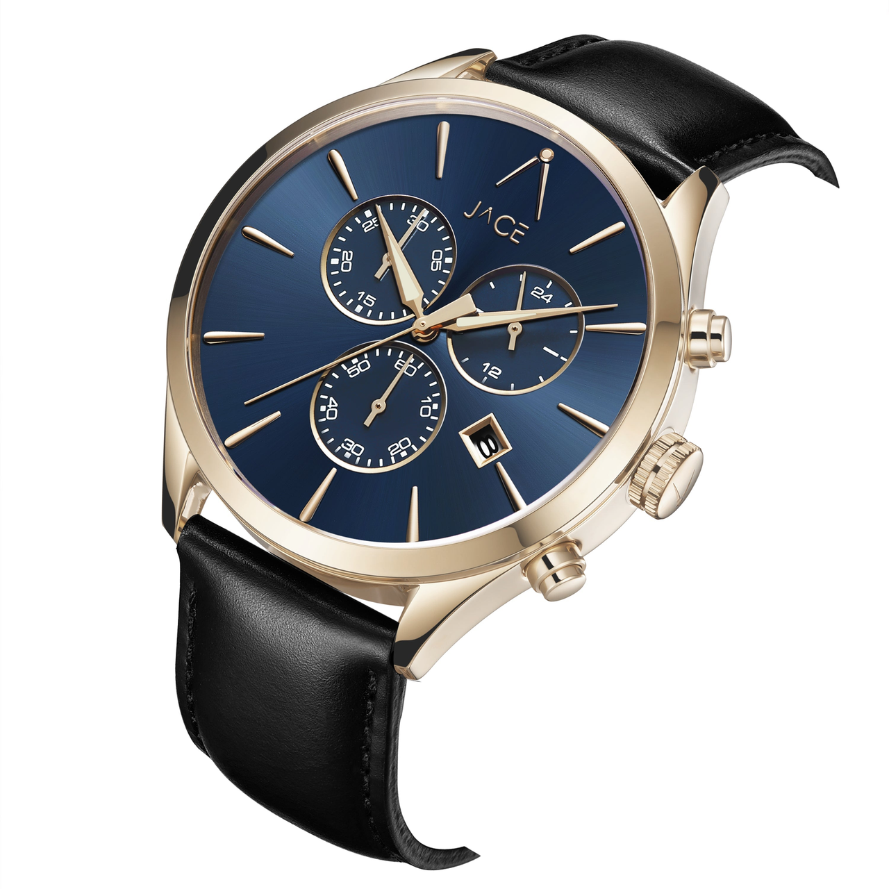 "LONDON" MENS LEATHER BAND CHRONOGRAPH WATCH