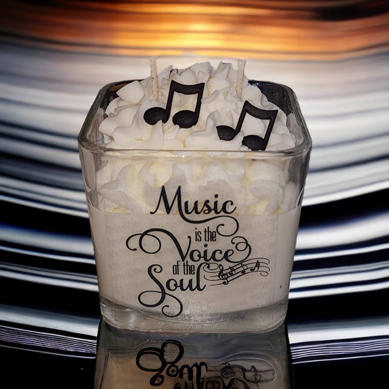 Music for the soul soy candle - ZenCandle1247