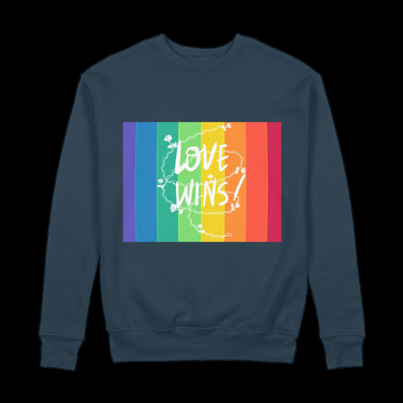 Love Wins 100% Organic Cotton SweaT-Shirt - S001662B002171P000259V027
