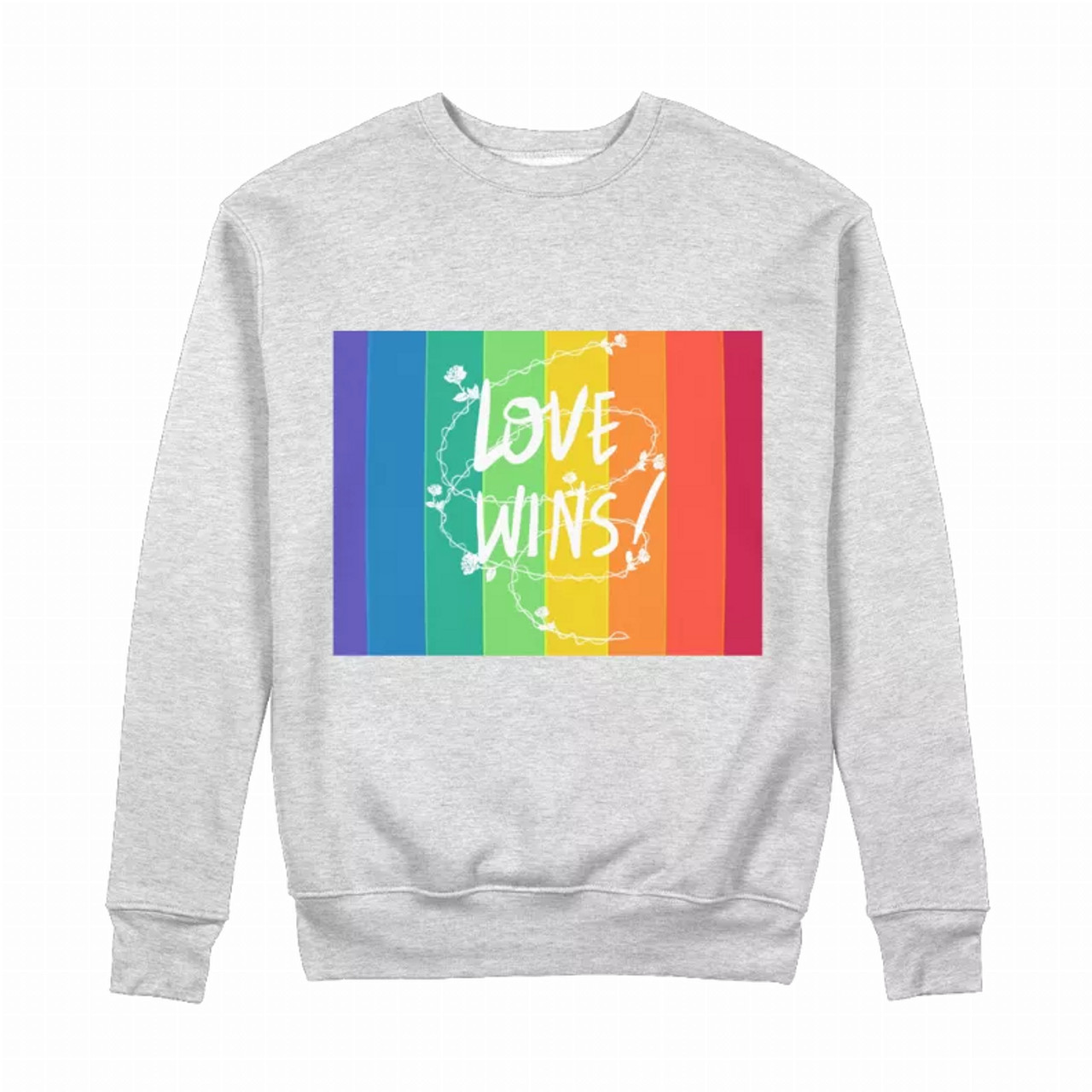 Love Wins 100% Organic Cotton SweaT-Shirt - S001662B002171P000259V031