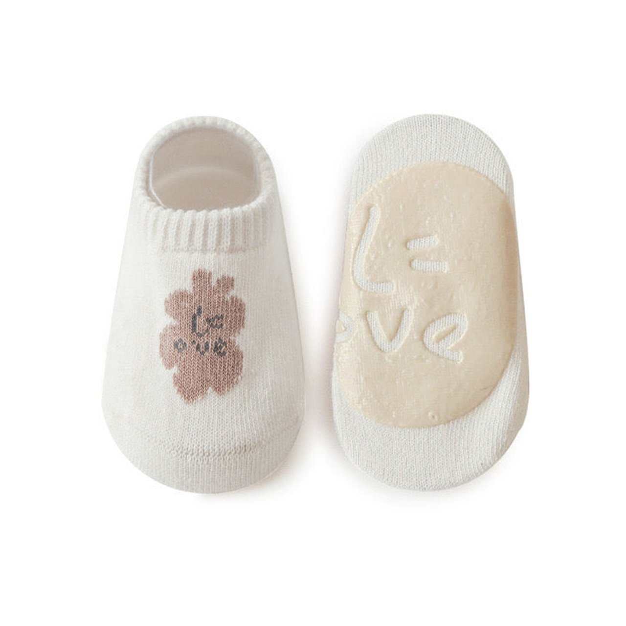 Kids Girl Embroidered Pattern Non-Slip Floor Soft Socks - JM2204101443-980