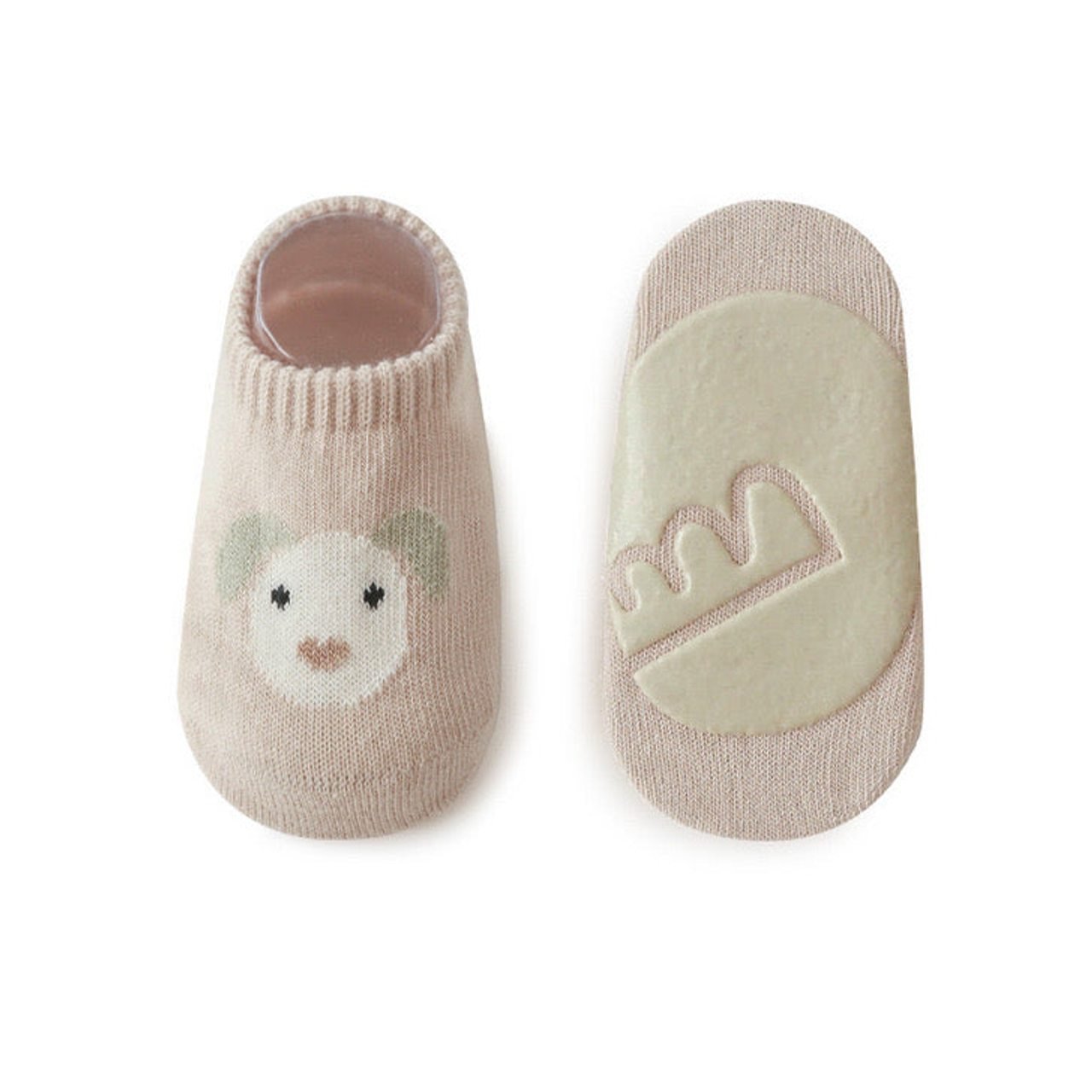 Kids Girl Embroidered Pattern Non-Slip Floor Soft Socks - S002469B002707P000092V004