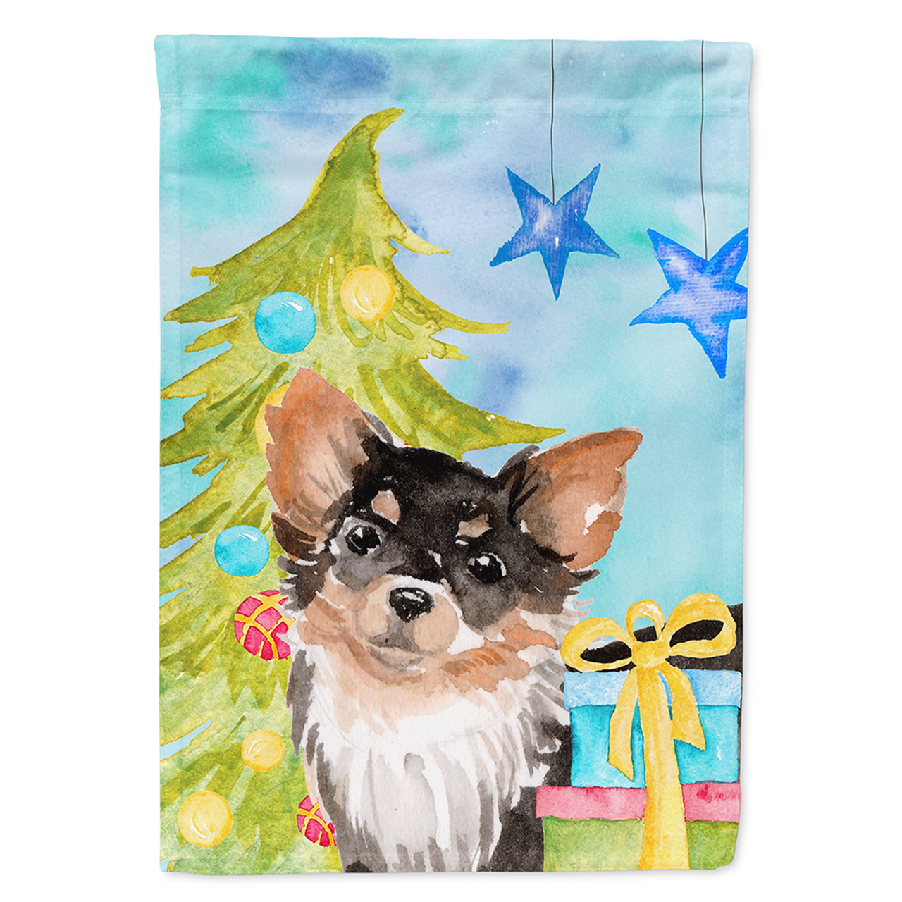 Christmas Dog Breed Themed Flag Canvas - BB9424CHF