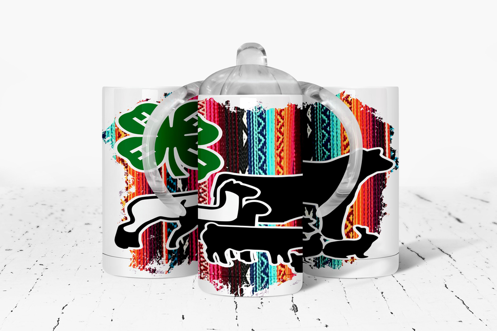 4-H Livestock Insulated Kids Dual Lid Sippy Cup Tumbler