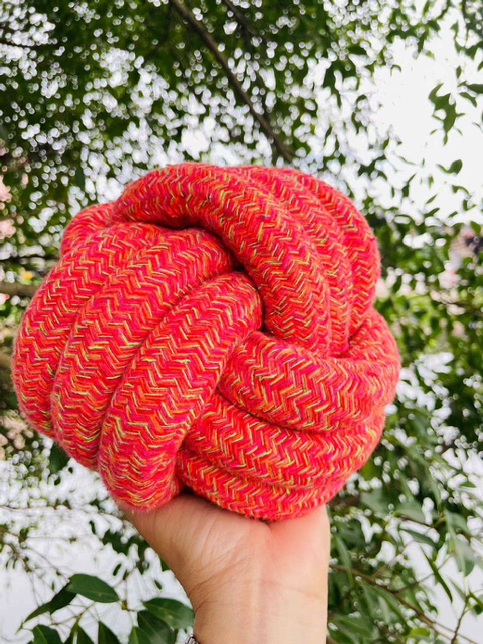Handmade Jumbo Rope Ball, Sustainable Dog Rope Toys, Unique