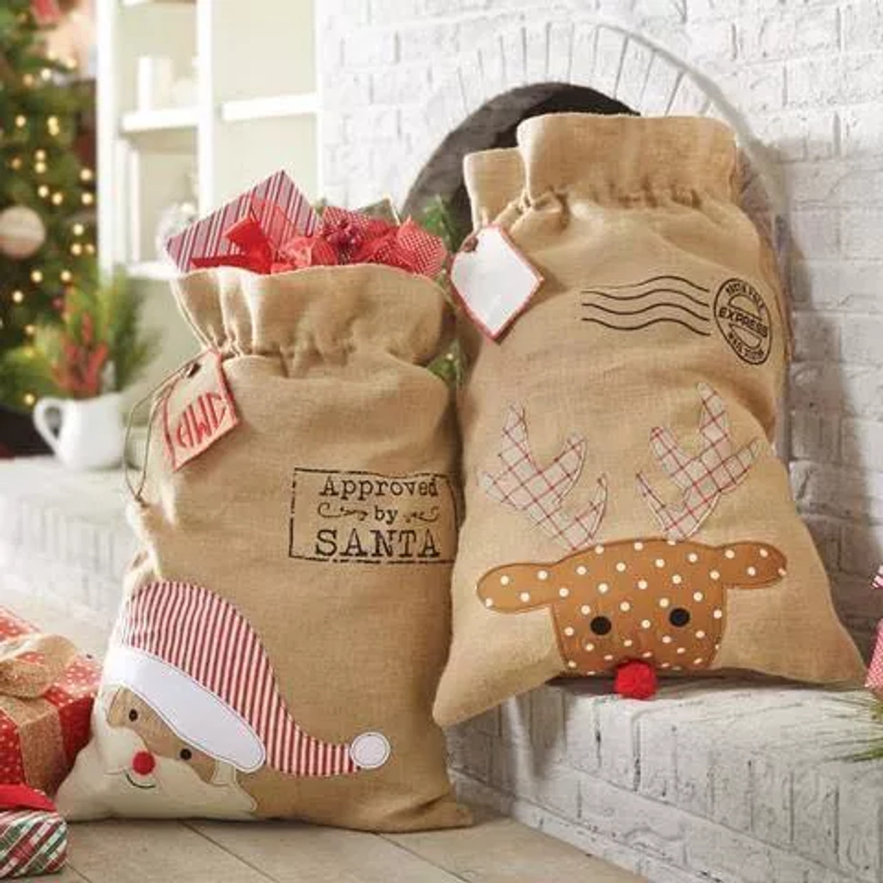 Drawstring Santa Sack