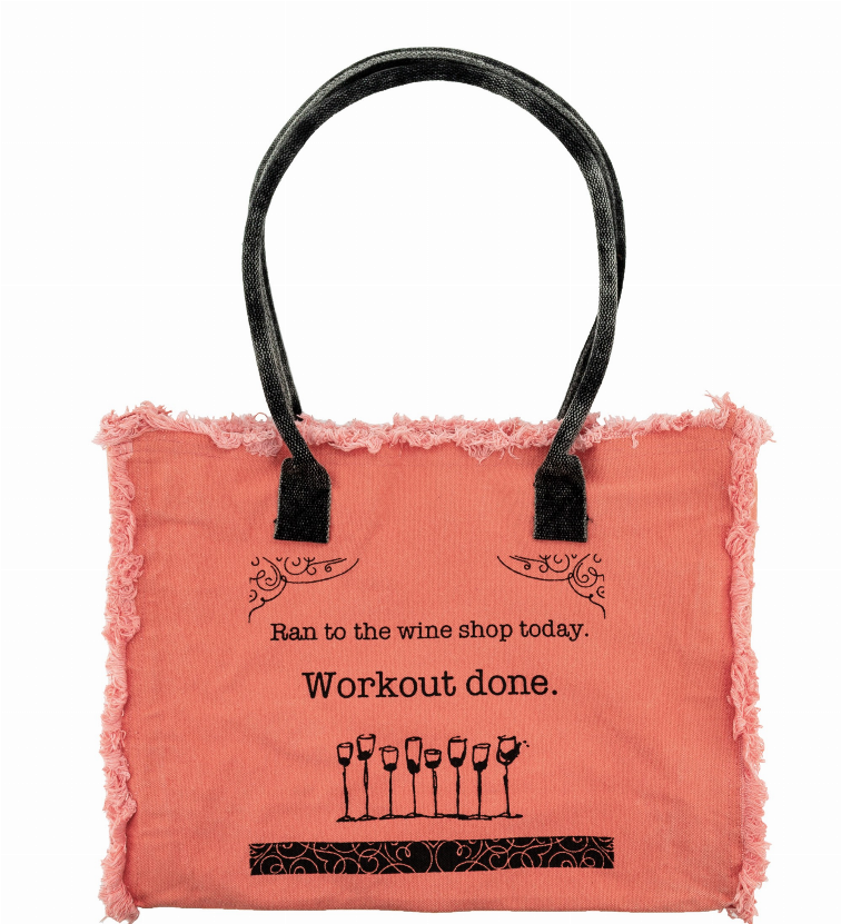 Ran To The Wine Shop Market Tote