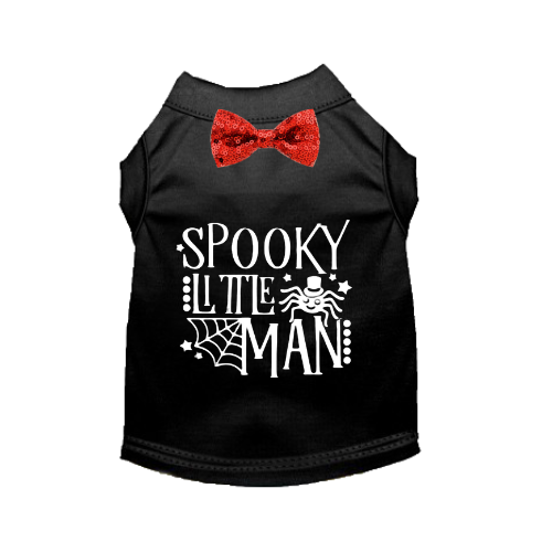 Spooky Little Man Dog Shirt - S002142B002493P000994V002