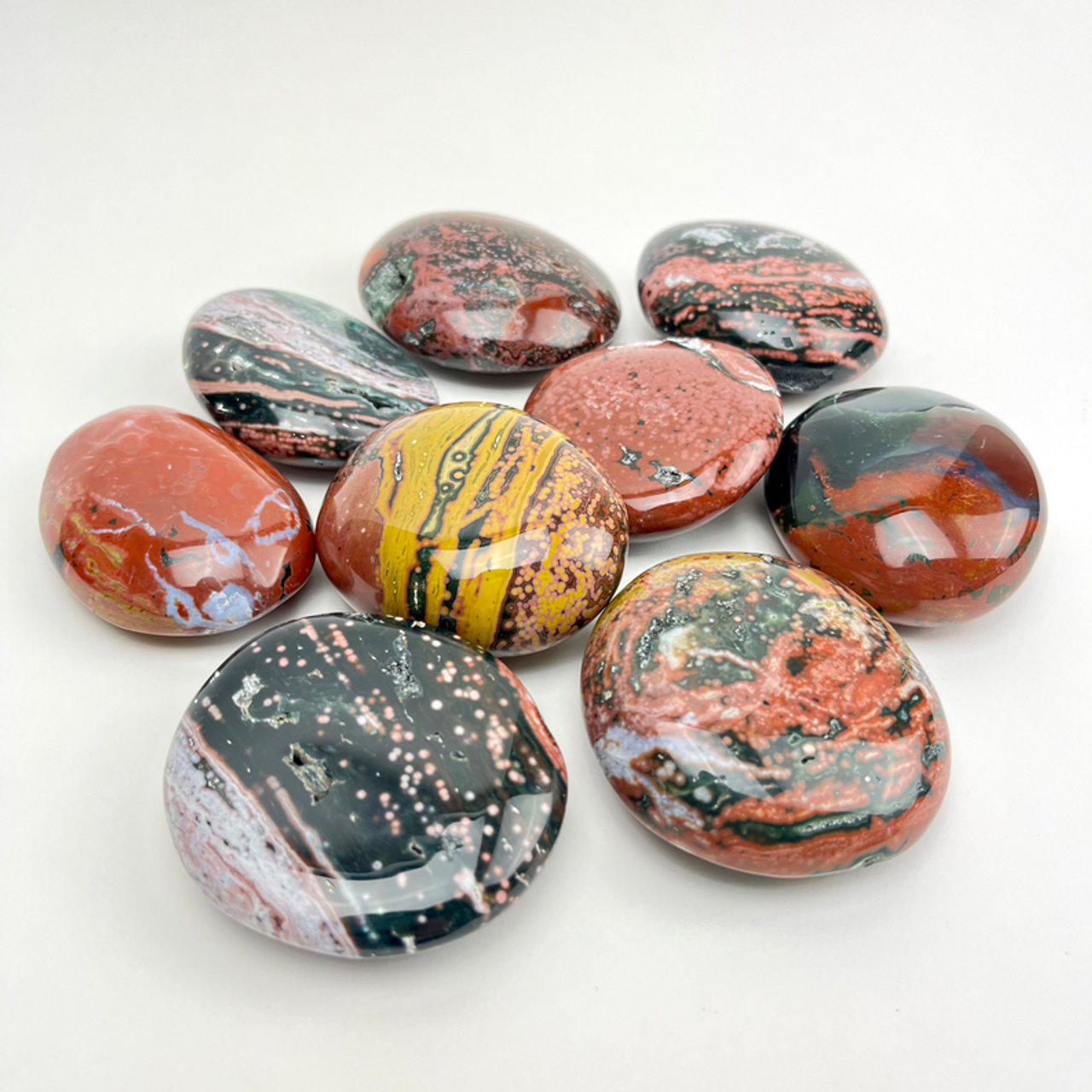 Kabamby Ocean Jasper | Palm Stone | 50-60mm | Madagascar
