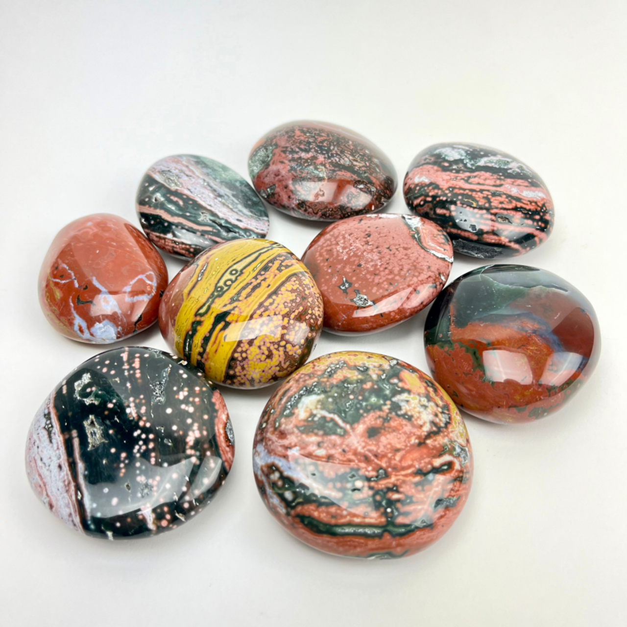 Kabamby Ocean Jasper | Palm Stone | 50-60mm | Madagascar