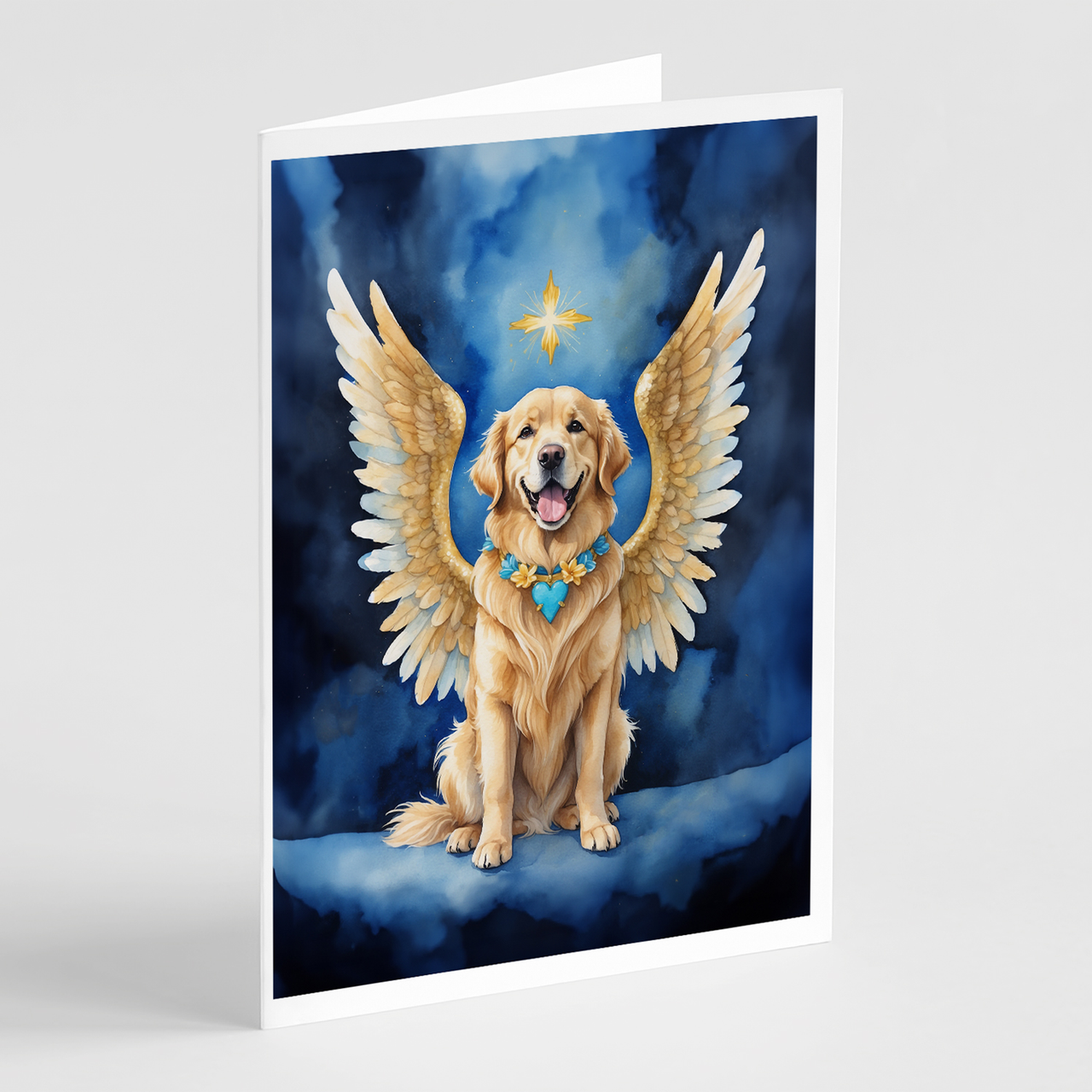 Golden Retriever My Angel Greeting Cards Pack of 8