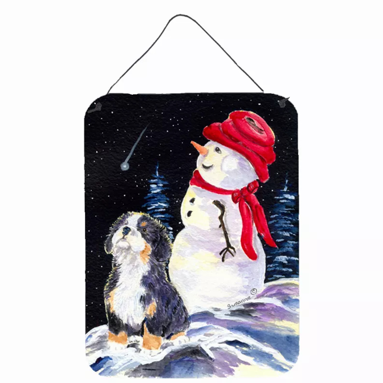 Bernese Mountain Dog Art Wall or Door Hanging Prints - S000213B001695P028792V004