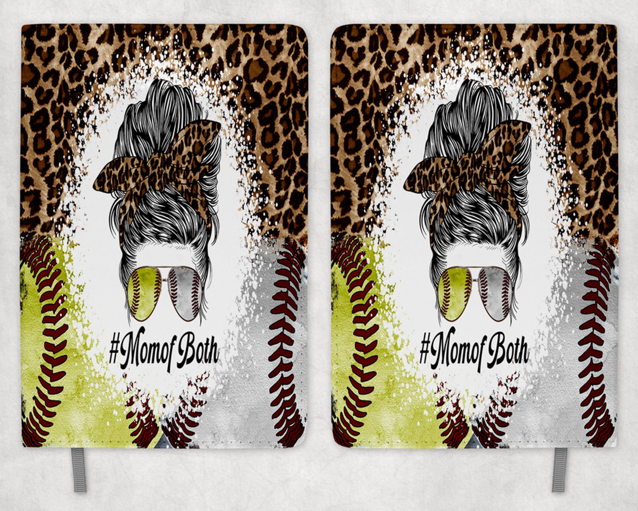 Softball and Baseball Mom Leopard Print Printed 8 Inch  A-5 Journal - 1586-6010 Softball and Baseball Mom Leopard Print Printed 8 Inch  A-5 Journal - 1586-6010