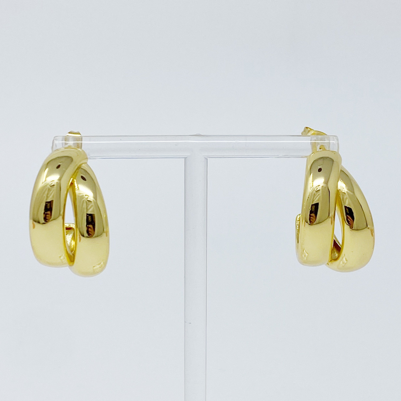 Lean On Me Hoop Earrings - Z1-1023-ZA0188-GD