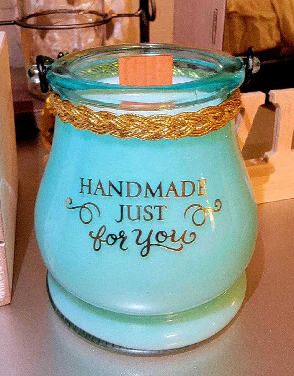 Lantern theme soy wax candle
