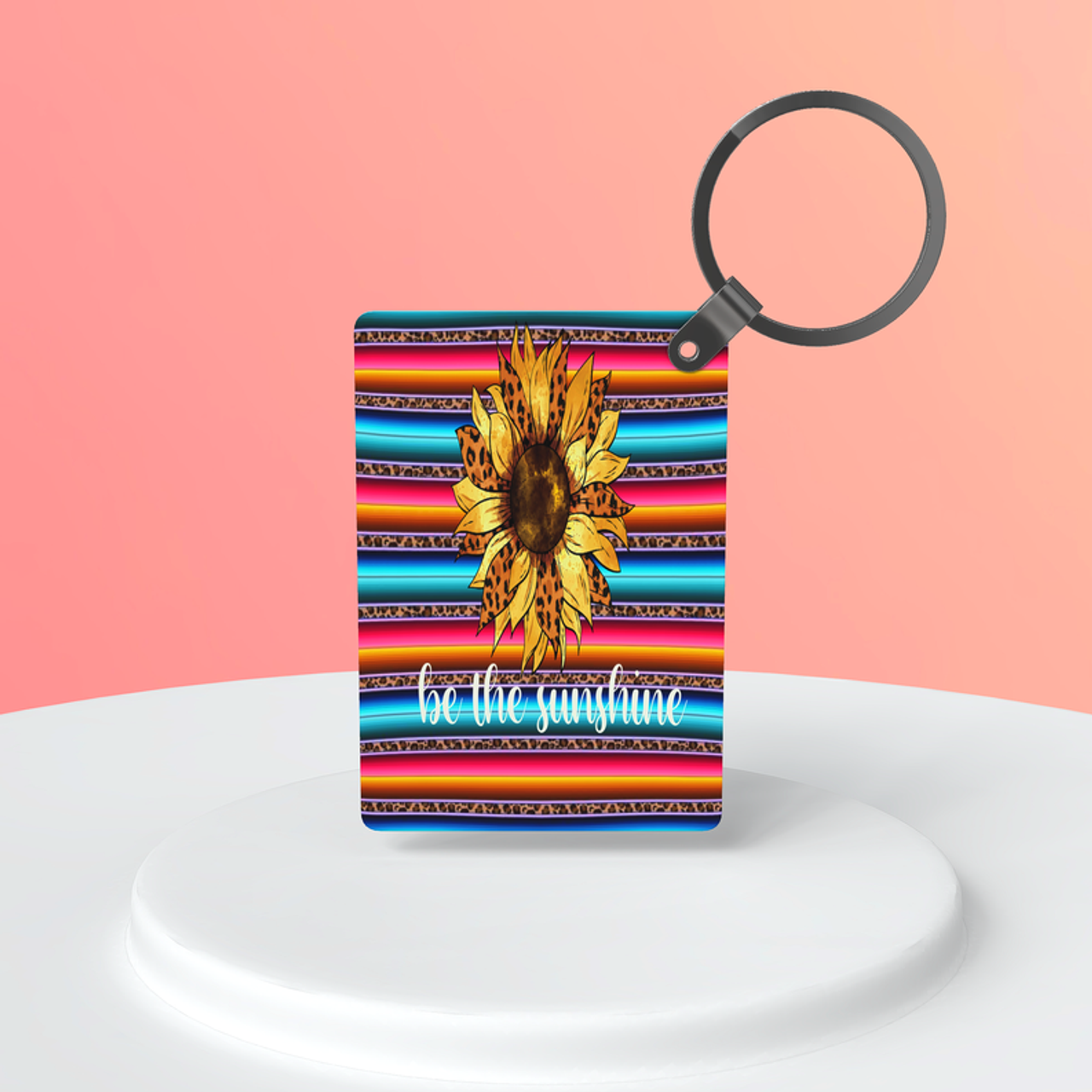 Serape Sunflower |Keychain