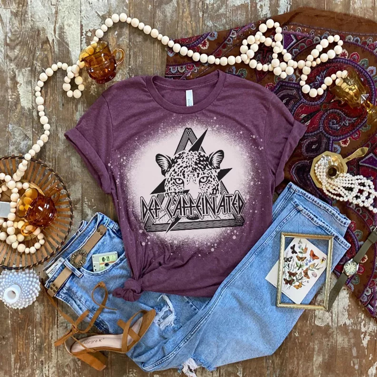 Def Caffeinated Shirt Bleached - B002344P000091V001