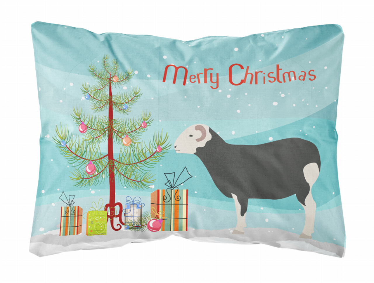 Merry Christmas Animal Art Fabric Decorative Pillow - BB9337PW1216