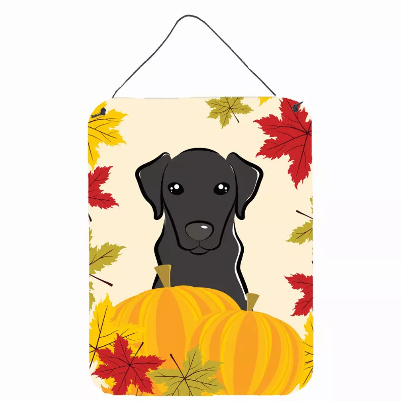 Thanksgiving Design with Dog Wall or Door Hanging Prints - S000213B001695P062433V000