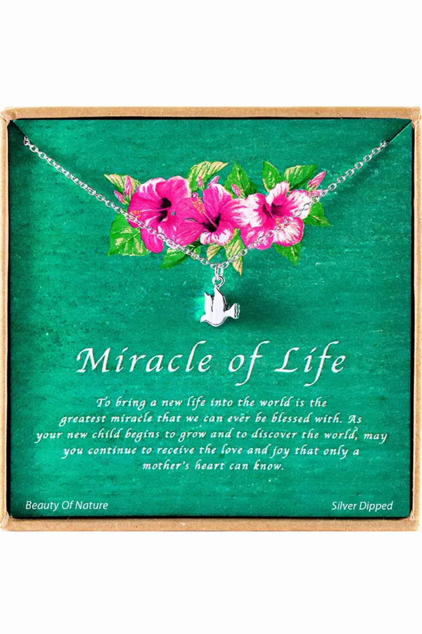 Boxed 'Mom' Inspiration Necklace - JCD153
