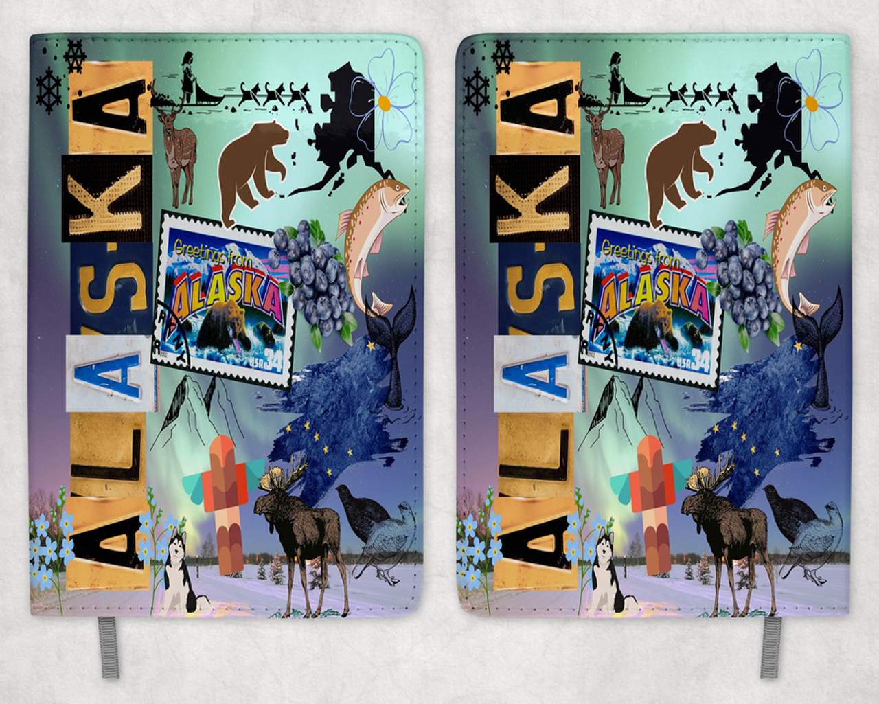 Alaska Printed 8 Inch  A-5 Journal